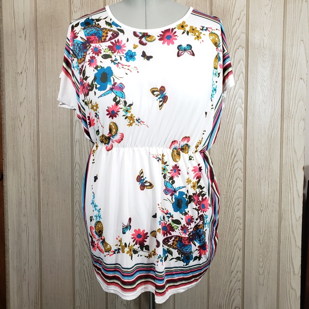 🌟Closet Closing🌟 🦋 Cinched-Waist Tunic Top